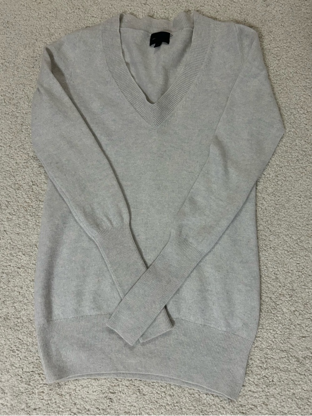 J crew beige/gray cashmere